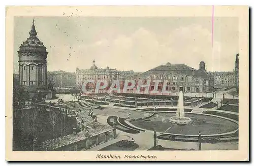 Cartes postales Mannheim Friedrichsplatz