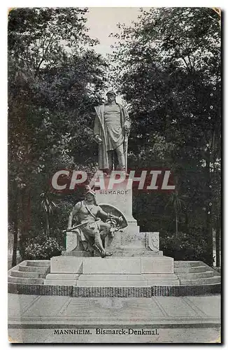 Cartes postales Mannheim Bismarck Denkmal