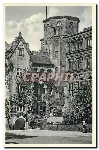 Cartes postales Schloss Heidelberg Partie vom Schlosshof