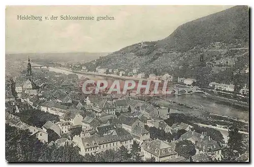 Cartes postales Heidelberg V der Schlossterrasse gesehen