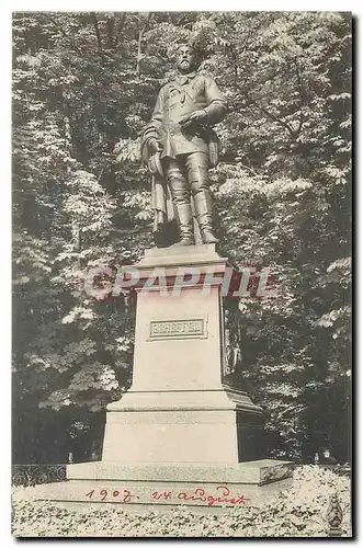 Cartes postales Das Scheffeldenkmal auf der Terrasse des Heidelberger Schlosses