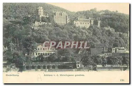 Ansichtskarte AK Heidelberg VD Hirschgasse gesehen