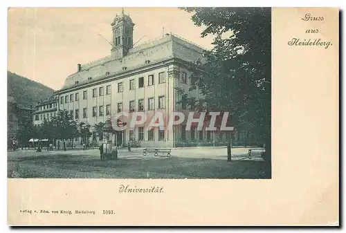 Cartes postales Gruss aus Heidelberg Universitat