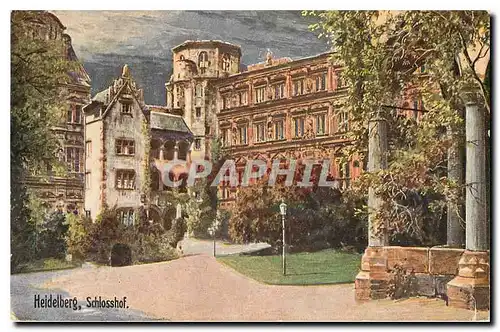 Cartes postales Heidelberg Schlosshof