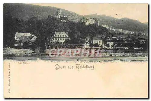 Ansichtskarte AK Gruss aus Heidelberg Das Schloss