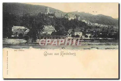 Cartes postales Gruss aus Heidelberg Das Schloss