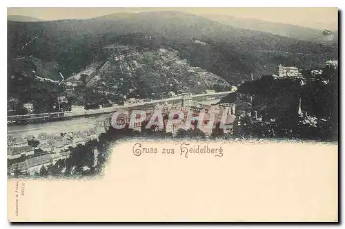 Cartes postales Gruss aus Heidelberg