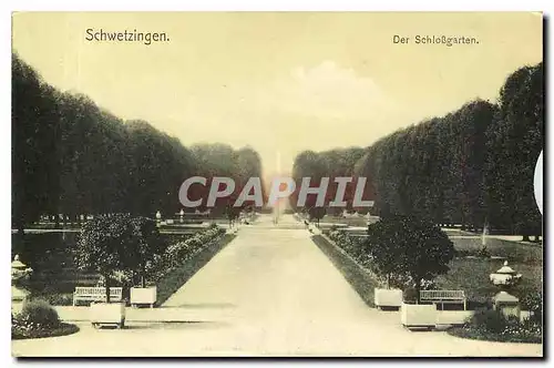 Cartes postales Schwetzingen Der Schlossgarten