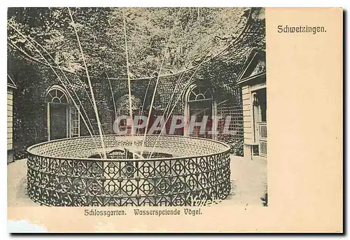 Cartes postales Schwetzingen Schlossgarten Wasserspeiende Vogel