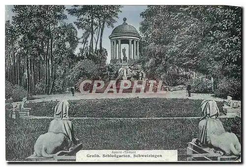 Cartes postales Apollo Tempol Grossh Scholigarten Schwetzingen