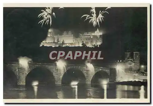 Cartes postales Heidelberg Schlossbeleuchtung