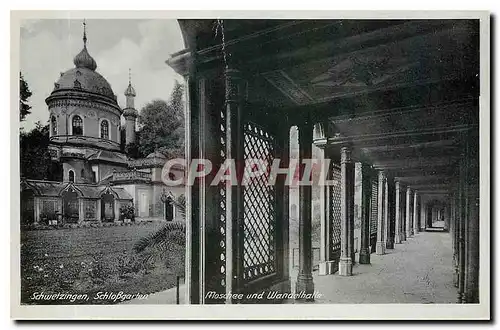 Cartes postales Schwetzingen Schlossgarten Moschee und Wandelhalls