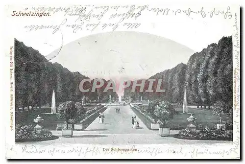 Cartes postales Schwetzingen Der Schlossgarten