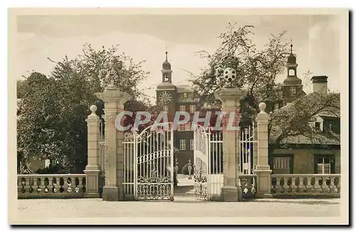Ansichtskarte AK Schwetzingen Deutschlands schonster Schlossgarten Eingang zum Schloss