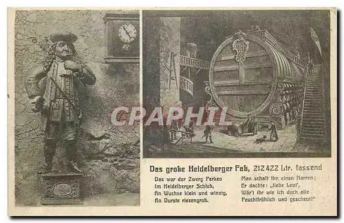 Cartes postales Das grosse Heidelberger Fass