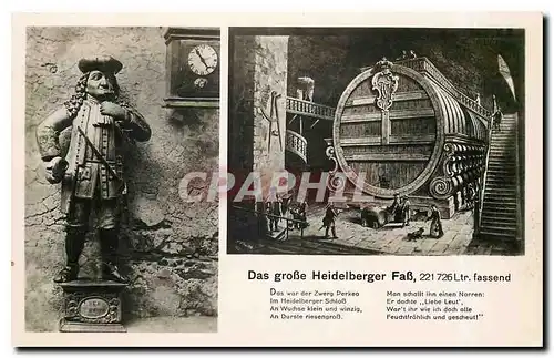 Cartes postales Das grosse Heidelberger Fass