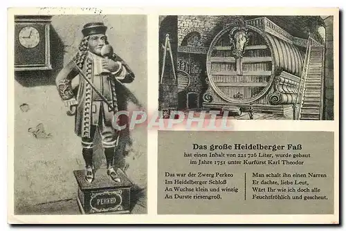 Cartes postales Das grosse Heidelberger Fass