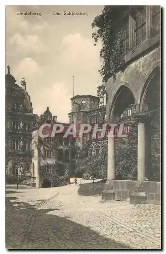 Cartes postales Heidelberg Der Schlosshof