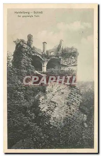 Cartes postales Heidelberg Schloss Der gesprengte Turm