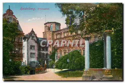 Cartes postales Heidelberg Schlosshof