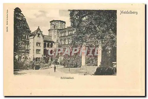 Cartes postales Heidelberg Schlosshof