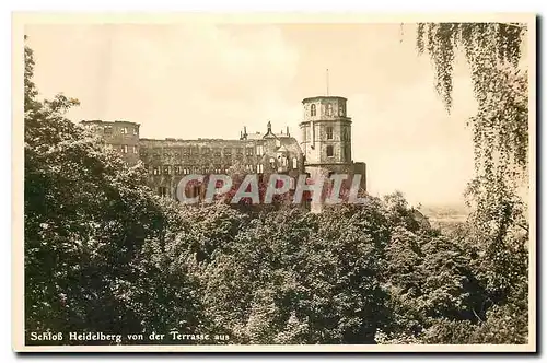 Cartes postales Schloss Heidelberg von der Terrasse aus