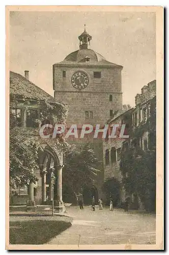 Cartes postales Heidelberg Der Schlosshof Ruprechtsbau mit Wartturm