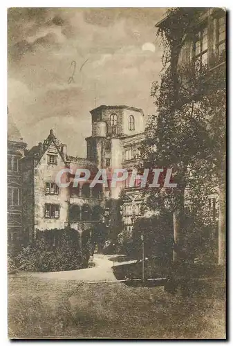 Cartes postales Heidelberg Der Schlosshof gegen Norden