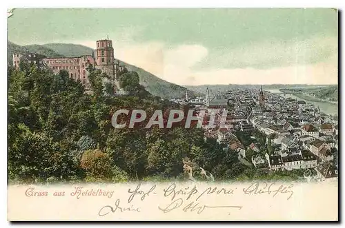 Cartes postales Gruss aus Heidelberg