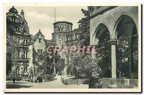 Ansichtskarte AK Heidelberg Schlosshof Aufnahme von Rolf Kellner