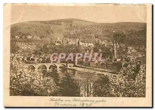 Cartes postales Heidelberg vom Philosophenweg gesehen