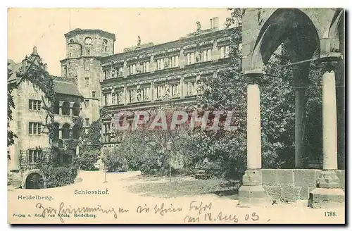 Cartes postales Heidelberg Schlosshof