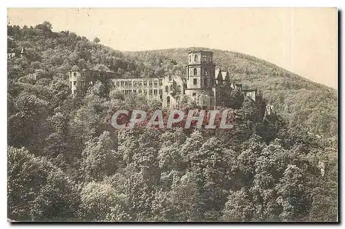 Cartes postales Heidelberg Das Schloss von der Terrasse gesehen