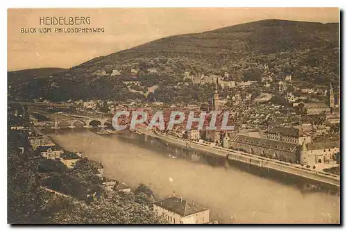 Cartes postales Heidelberg Blick vom Philosophenweg