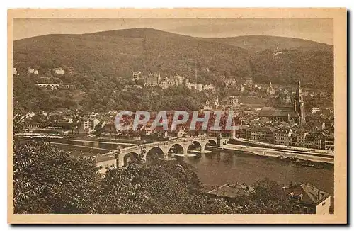 Cartes postales Heidelberg vom Philosophenweg gesehen