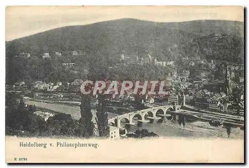 Cartes postales Heidelberg Philosophenweg