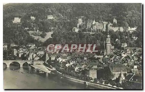 Cartes postales Blick a Heidelberg von Philosophenweg