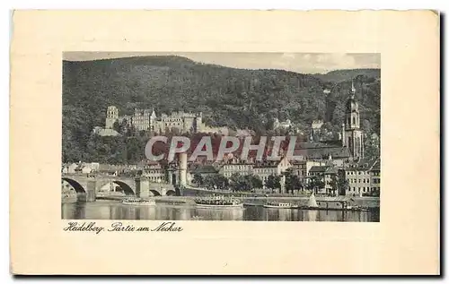 Cartes postales Heidelberg Partie am Neckar