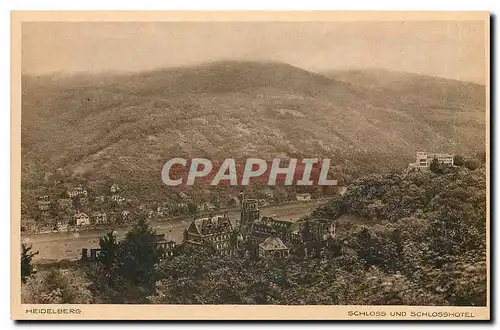 Cartes postales Heidelberg Schloss und Schlosshotel