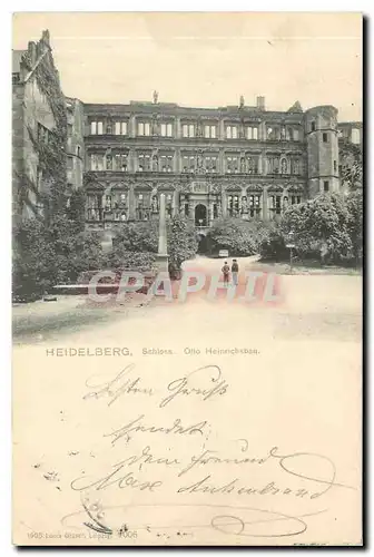 Cartes postales Heidelberg Schloss Otto Heinrichsbau