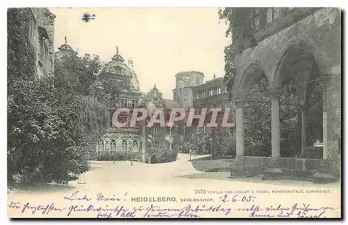 Cartes postales Heidelberg Schlosshof