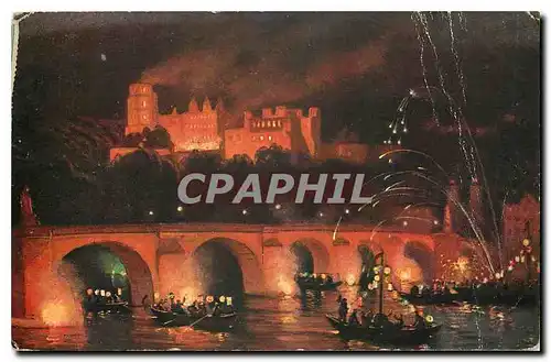 Cartes postales Heidelberg Schlossbeleuchtung