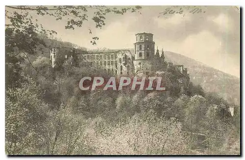 Cartes postales Heidelberg Das Schloss Terrasse gesehen