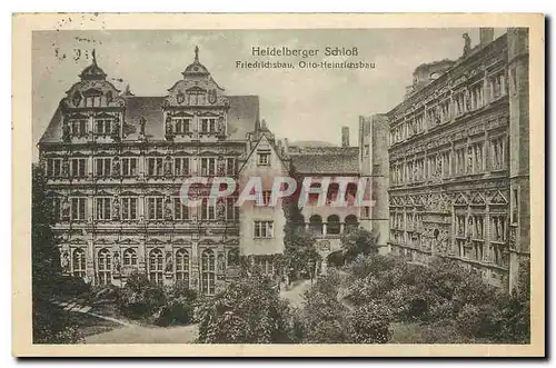 Cartes postales Heidelberg Schloss Friedrichsbau Otto Heinrichsbau