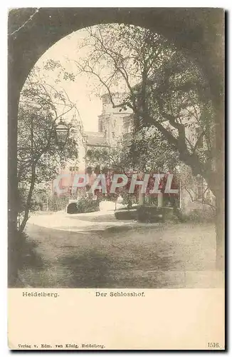 Cartes postales Heidelberg Der Schlosshof