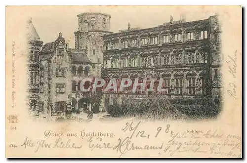 Cartes postales Gruss aus Heidelberg