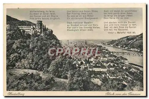 Cartes postales Blick von der Terrasse