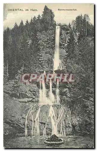 Cartes postales Okertal im Harz Romkerwasserfalll