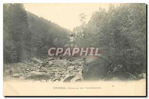 Cartes postales Okertal Partie an der Teufelskanzel