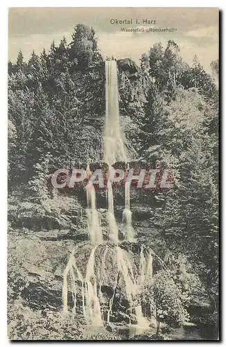 Cartes postales Okertal Harz Wasserfall Romkerhall